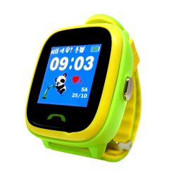 Vidimensio Kleiner Panda Kids Smartwatch Grün Gelb