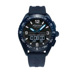 Alpina Alpiner X Smartwatch Silikonband Blau