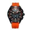 Alpina Alpiner X Smartwatch Silikonband Orange Schwarz