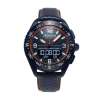 Alpina Alpiner X Smartwatch Lederband Blau Orange