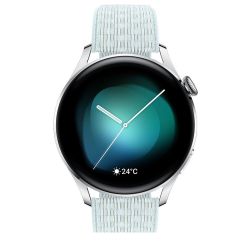 Huawei Watch 3 Silber Blaugrau Nylonband
