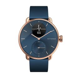 Withings Scanwatch 38 Mm Blau Rosegold
