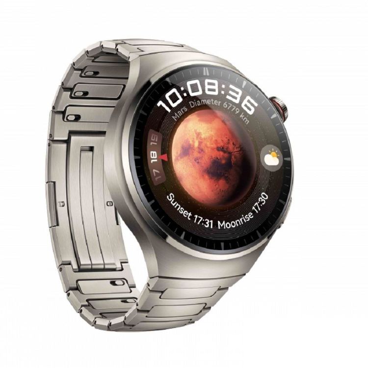 Huawei Watch 4 Pro Silber Titan Gliederarmband