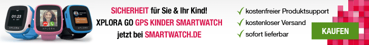 Smartwatch.de Banner Xplora GO