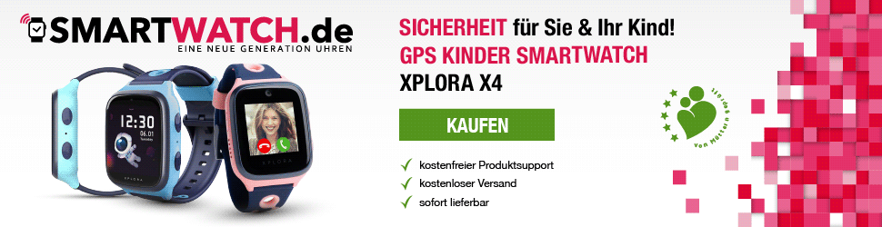 Smartwatch.de Banner Xplora X4