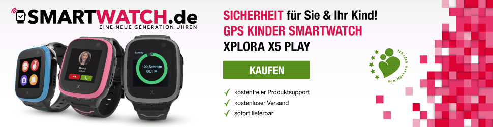 Smartwatch.de Banner Xplora X5 Play