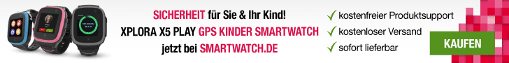 Smartwatch.de Banner Xplora X5 Play