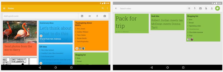 Google Keep / Google Notizen Google Notizen