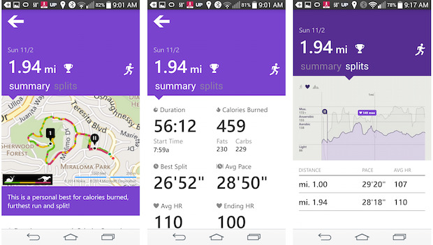 Microsoft Band Health App