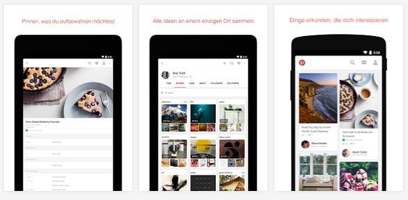 Pinterest Smartwatch App pinterest