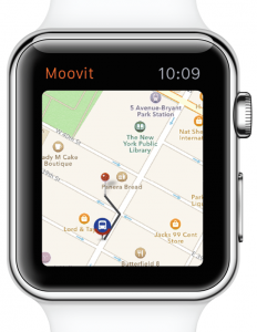 Transport-App Moovit soll auf der Apple Watch für Orientierung sorgen