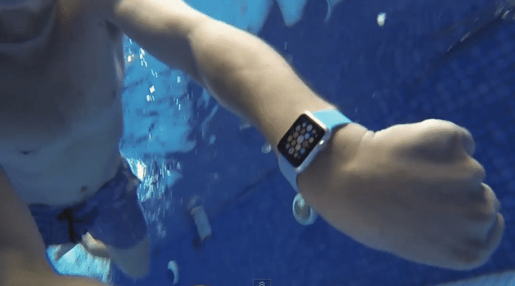 Apple Watch unter Wasser