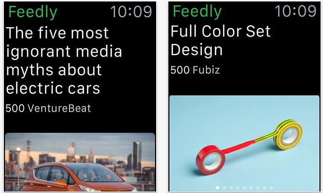 Feedly Apple Watch