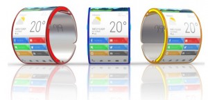 Blu das erste flexible Smartphone für das Handgelenk