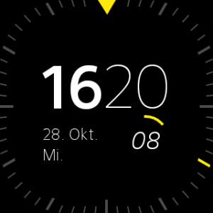 smartwatch 3 - ziffernblatt digital