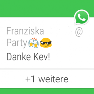 WhatsApp-Benachrichtigung WhatsApp-Benachrichtigung