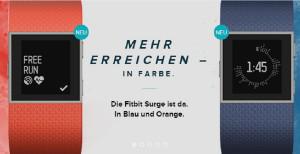 fitbit surge farben