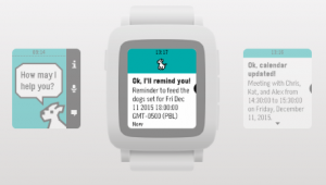 Snowy ist der erste (englische) Sprachassistent für Pebble Time-Smartwatches