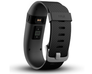 Fitbit Charge HR Schwarz Rückseite