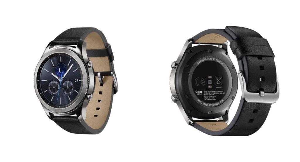Samsung Gear S3 Classic Hinten und seitlich Samsung Gear S3 Classic Hinten und seitlich