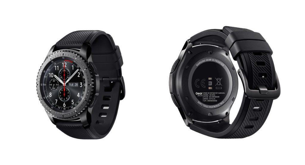 Samsung Gear S3 Frontier Hinten und seitlich Samsung Gear S3 Frontier Hinten und seitlich