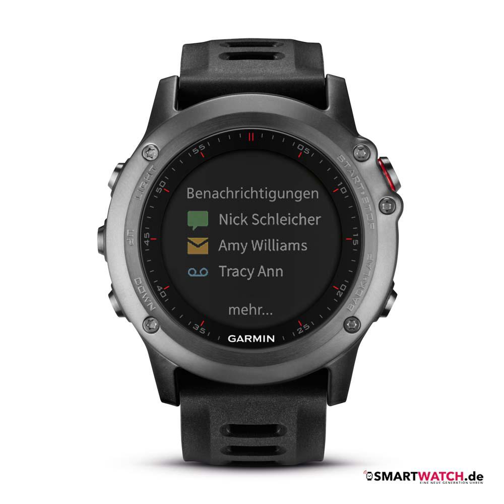 Garmin Fenix 3 - Schwarz-Silikon