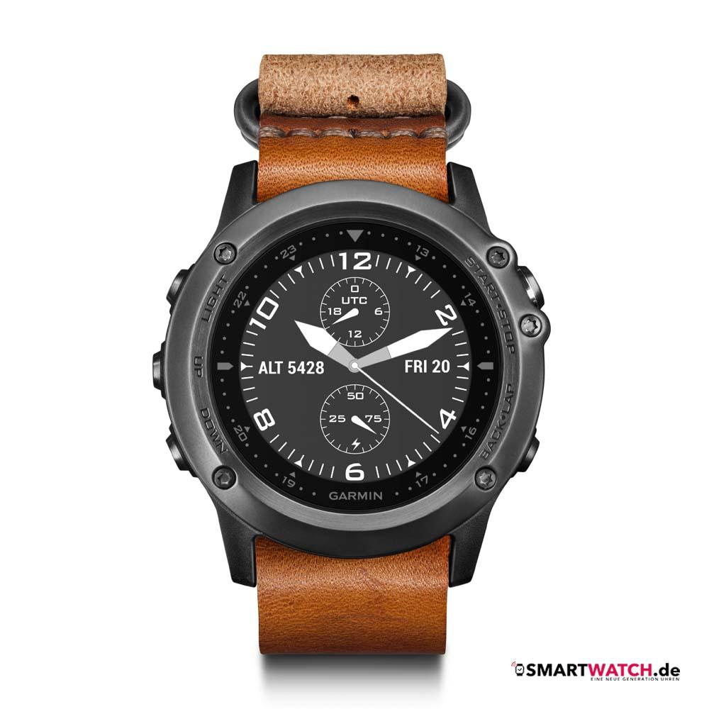 Garmin Fenix 3 Saphire - Braun/Leder