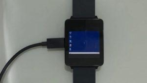 Windows 7 läuft auf einer Smartwatch mit Android Wear