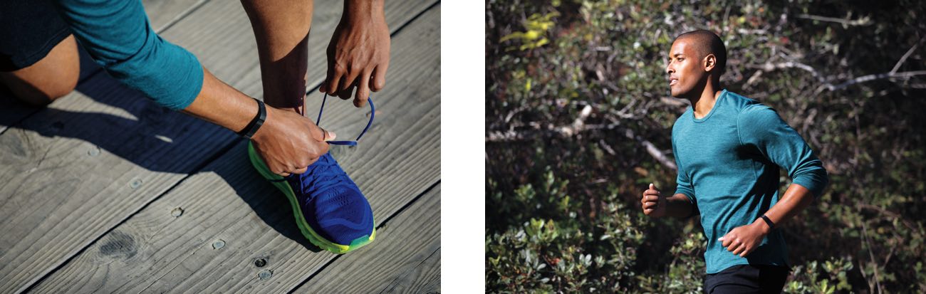 Fitbit Charge 2 Lifestyle Laufen Stretching Fitbit Charge 2 Lauftraining