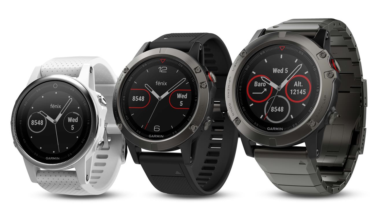 Garmin Fenix Chronos Outdoor Garmin fenix 5 HR Kollektion