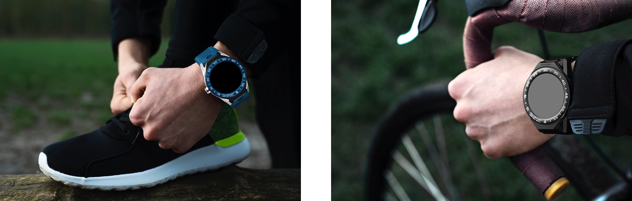 Smartwatch Test Tag Heuer Connected Modular 42 Laufen und Radfahren