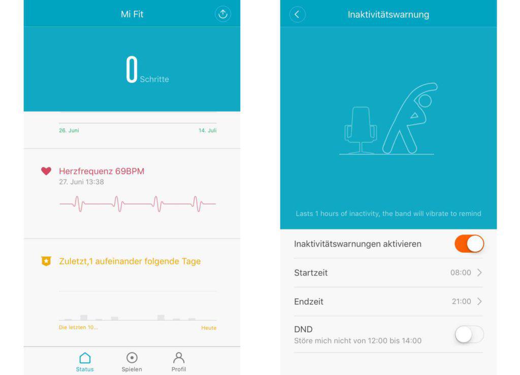 Xiaomi Mi Fit App Fitness Mi Band 2