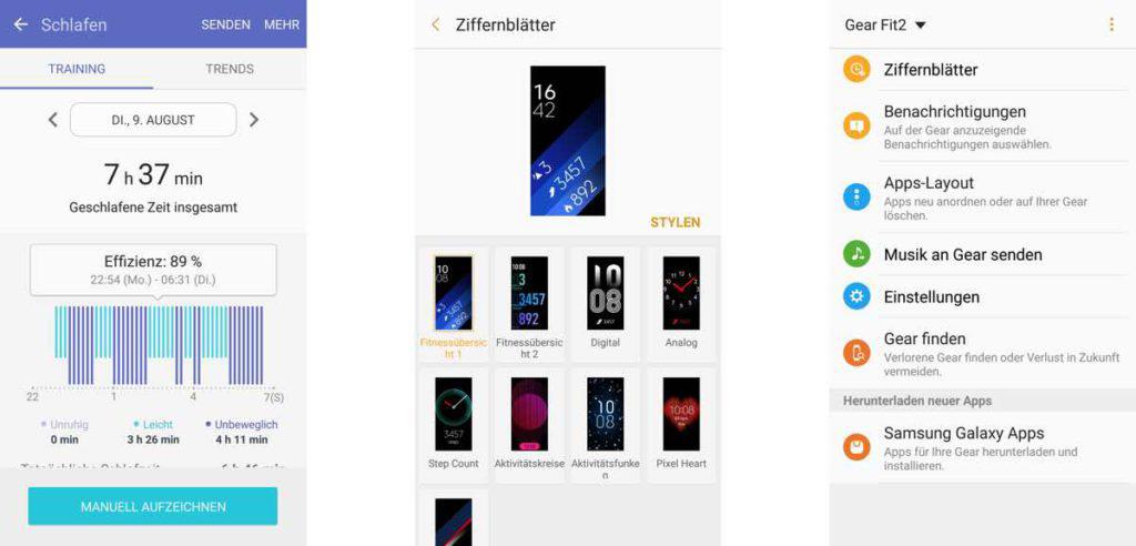 Samsung Gear Fit 2 App
