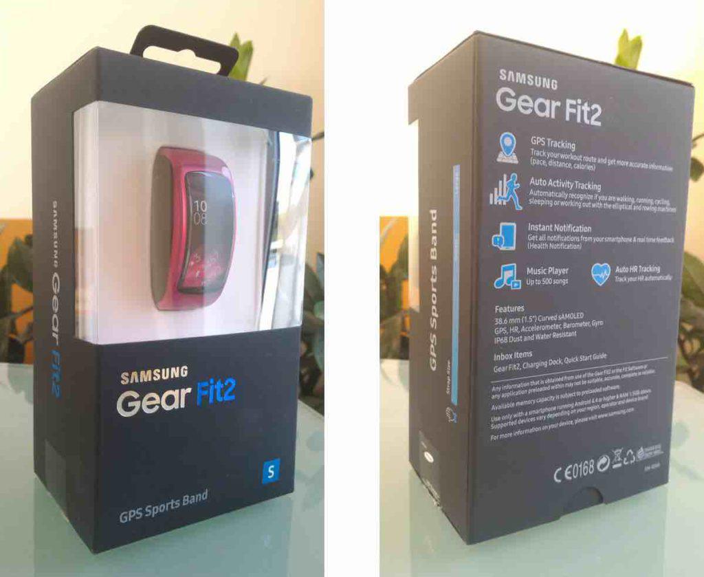 Samsung Gear Fit 2 Verpackung