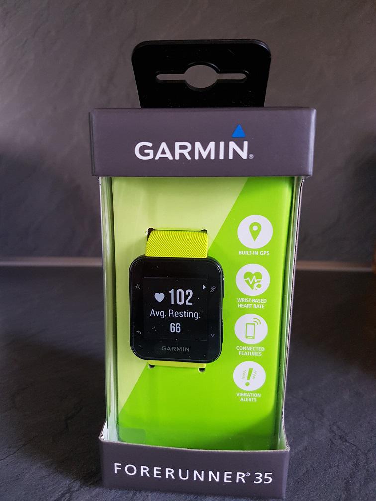 Verpackung Garmin Forerunner 35 Fitness Uhr Verpackung Garmin Forerunner 35 Fitness Uhr