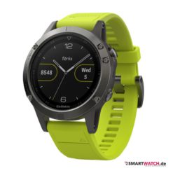 Garmin fenix 5, Silikon - Gelb/Grau