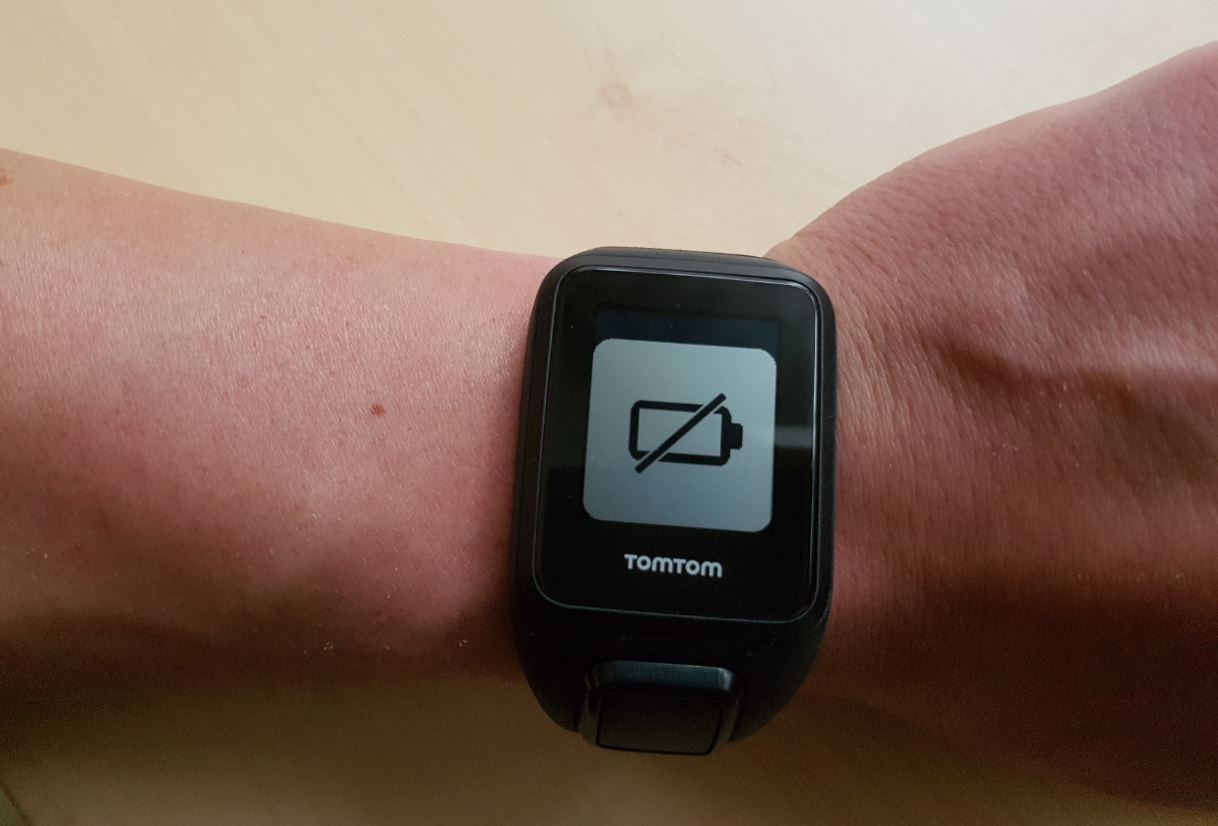 Akku schwach TomTom Spark 3 Music Cardio