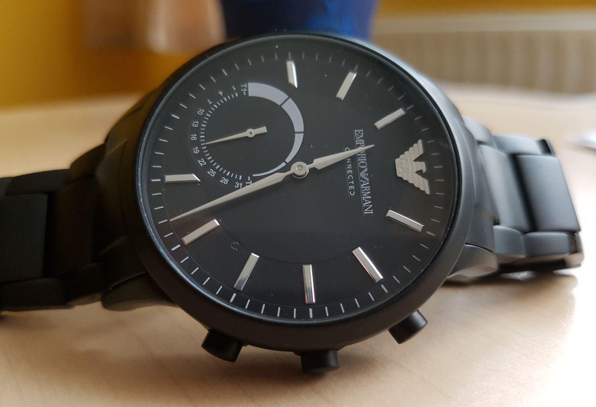 Seitenansicht Ansicht Emporio Armani Connected Smartwatch