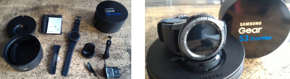 Samsung Gear S3 Frontier Verpackung und Lieferumfang
