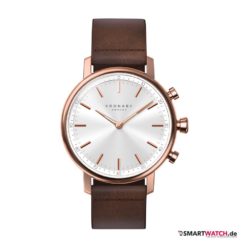 Kronaby Hybrid Smartwatch Carat, Leder - Braun/Rosegold
