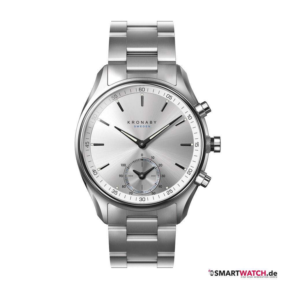 Kronaby Sekel, Gliederarmband - Silber - 43mm