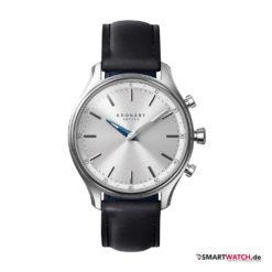 Kronaby Sekel, Leder - Schwarz/Silber - 38mm
