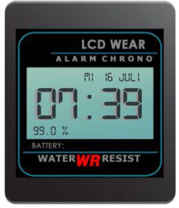 Retro LCD Wear Watchface Retro LCD Wear Watchface