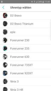 Screenshot Garmin erstellen Screenshot Garmin erstellen