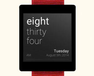 Text Watchface Text Watchface