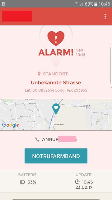 Alarm ausgelöst Zembro App Alarm ausgelöst Zembro App