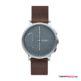 Leder - Braun/Silber (Blau) Leder - Braun/Silber (Blau)