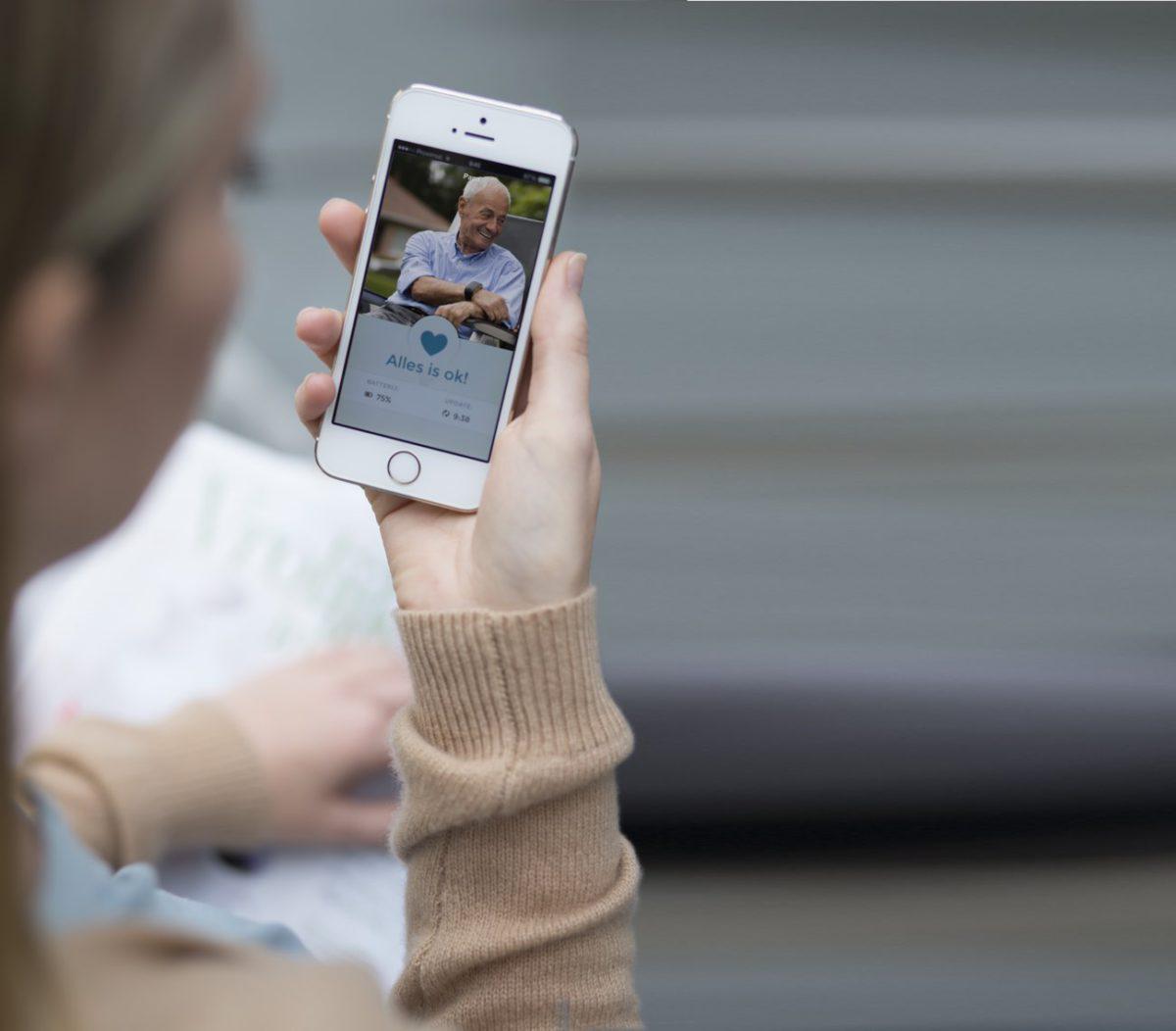 Zembro Notfallarmband Smartphone App Kontrolle