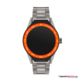 Gliederarmband – Silber/Orange/Schwarz Gliederarmband – Silber/Orange/Schwarz