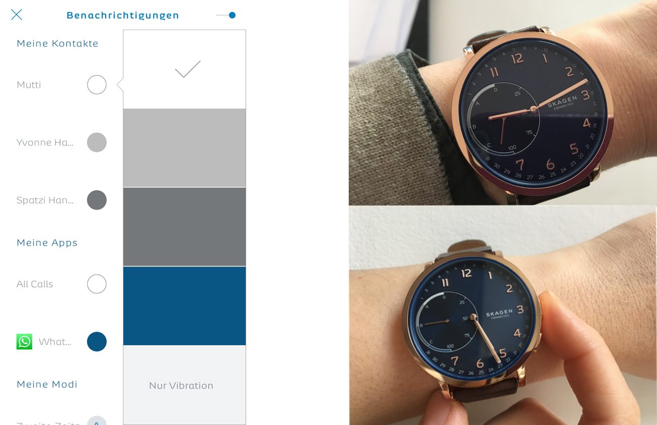Skagen Connected Hagen App Benachrichtigungen Farben und Uhrzeit Skagen Connected Hagen App Benachrichtigungen Farben und Uhrzeit